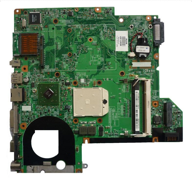453411-001 HP System Board (motherboard) for HP DV2000 Series Laptops (Refurbished)