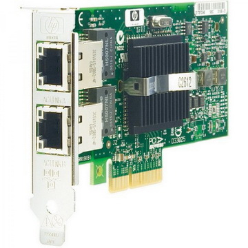 458491-001 HP Dual-Ports RJ-45 1Gbps 1000Base-T Gigabit Ethernet PCI Express x4 Multifunction Server Network Adapter