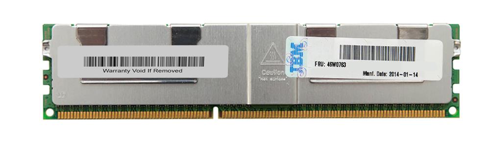 46W0763 IBM 32GB PC3-14900 DDR3-1866MHz ECC Registered CL13 240-Pin Load Reduced DIMM Quad Rank Memory Module