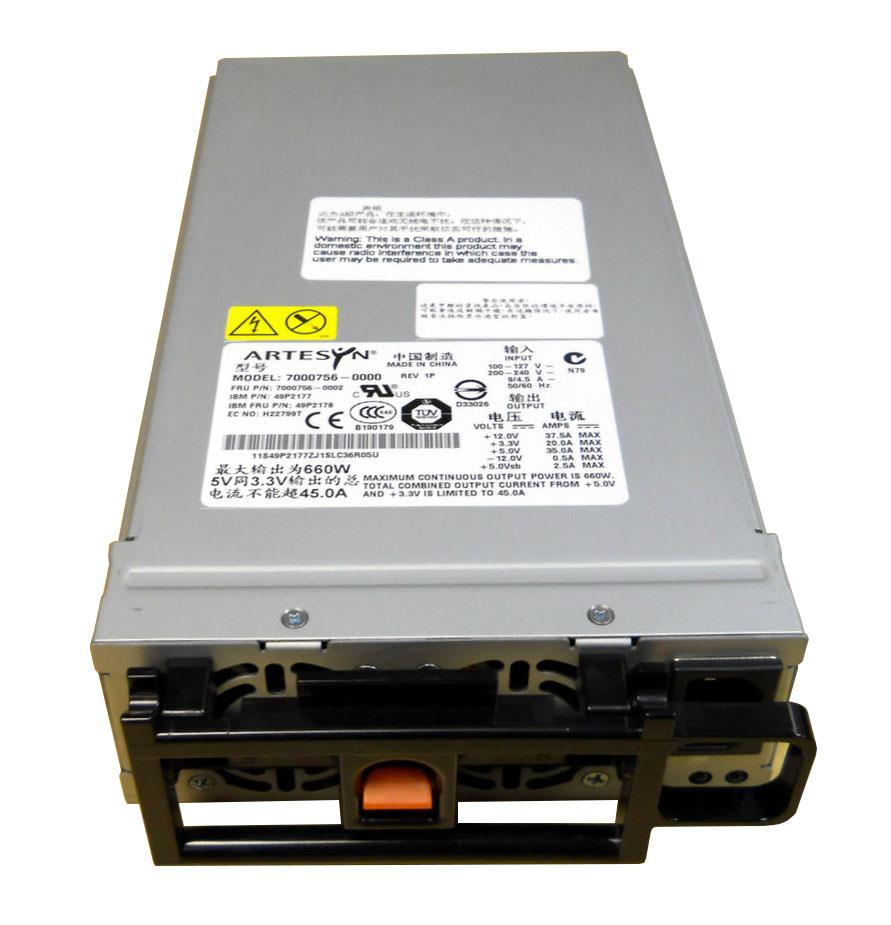 49P2177 IBM 660-Watts Redundant Hot Swap Power Supply for System x235