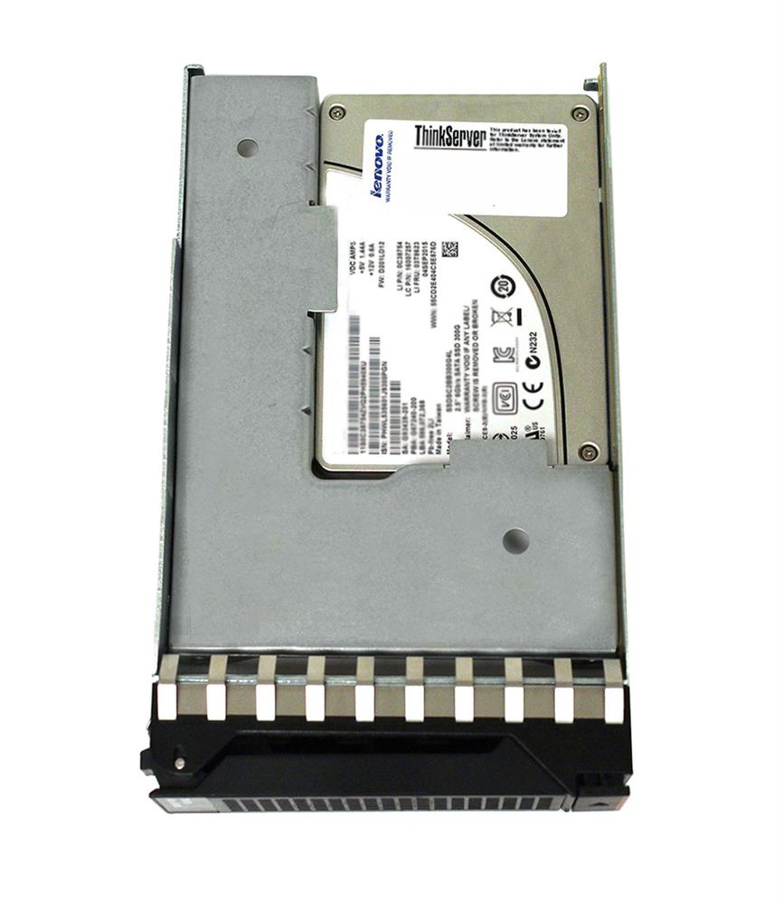 4XB7A09526 Lenovo 3.84TB eMLC SAS 12Gbps Hot Swap 2.5-inch Internal Solid State Drive (SSD) with 3.5-inch Hybrid Carrier