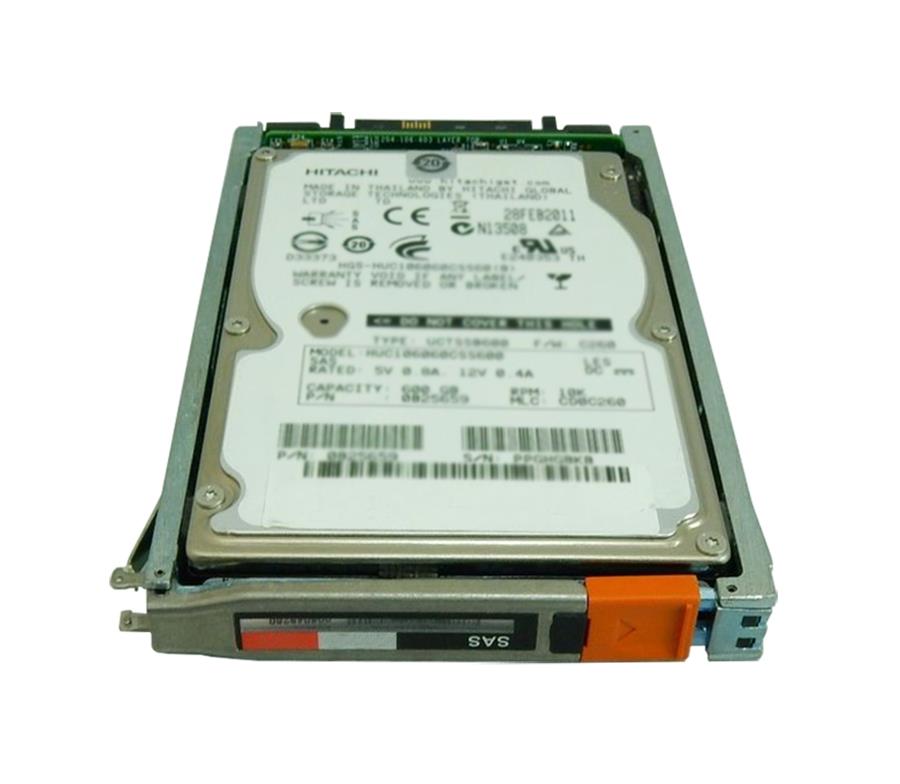 5050846 EMC 600GB 15000RPM SAS 6Gbps 2.5-inch Internal Hard Drive with Tray for VNX5200 5400 5600 5800 7600 8000 Storage Systems