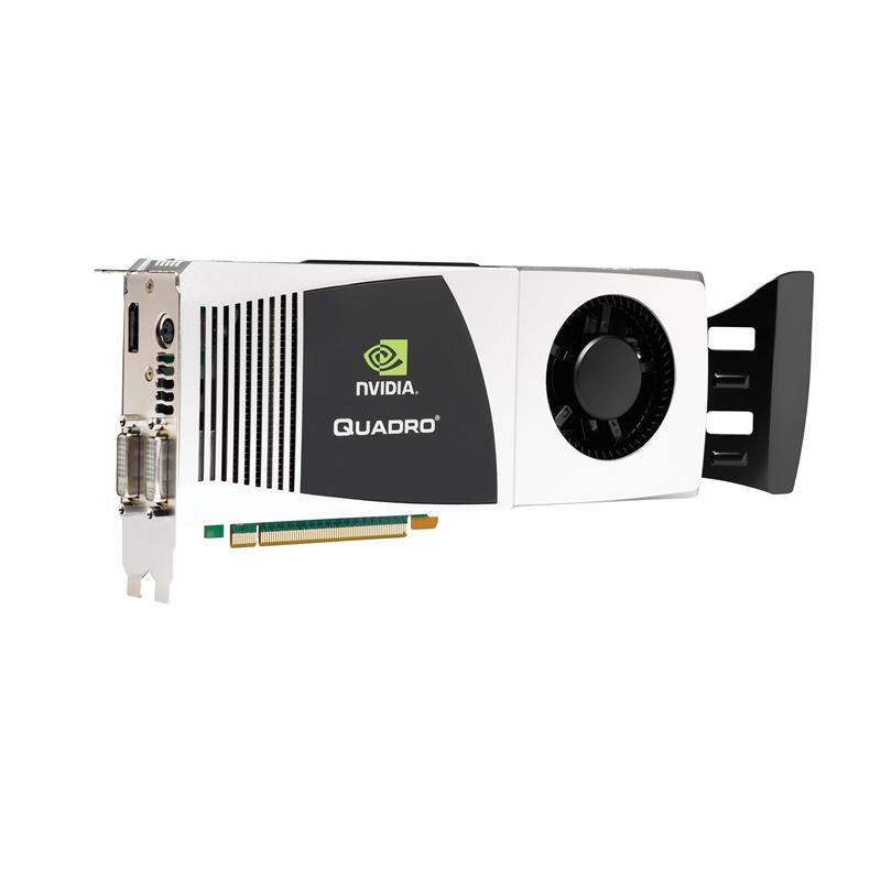 536797-001 HP Nvidia Quadro FX5800 4GB GDDR3 512-Bit Duall DVI 1x3-Pin Mini DIN PCI-Express x16 Video Graphics Card