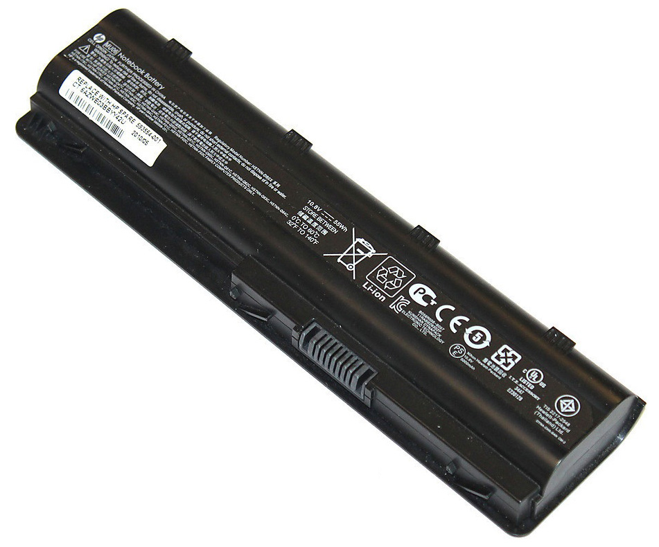 593553-001 HP 6-Cell Lithium-ion (Li-Ion) 10.8v 55wh Primary Notebook Battery (Refurbished)