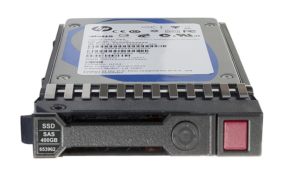 653082-B21 HP 400GB SLC SAS 6Gbps Hot Swap 2.5-inch Internal Solid State Drive (SSD)