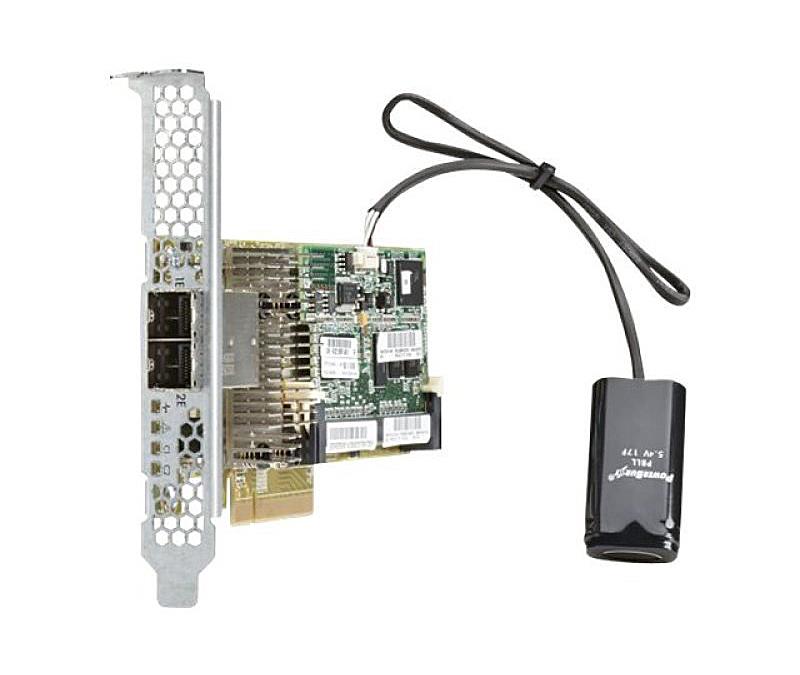 698532-B21 HP Smart Array P431 4GB Cache 2-Port SAS 12Gbps / SATA 6Gbps PCI Express 3.0 x8 RAID 0/1/5/6/10/50/60/1ADM/10ADM Controller Card FBWC Kit