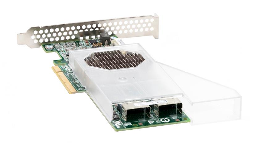 726907-B21 HP H240 Dual-Ports SAS 12Gbps / SATA 6Gbps PCI Express 3.0 x8 HBA Controller Card