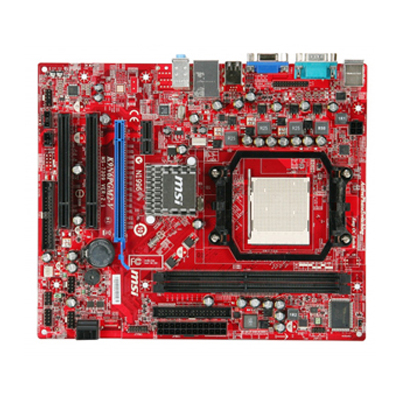 7309-150 MSI Socket AM2+ Nvidia GeForce 6150 SE Chipset AMD Phenom II X4/ Phenom II X3/ Phenom II X2/ Phenom X4/ Phenom X3/ AMD Athlon II X4/ Athlon II X3/ Athlon X2/ AMD Sempron Processors Support DDR2 2x DIMM 2x SATA 3.0Gb/s Micro-ATX Motherboard (Refurbished)