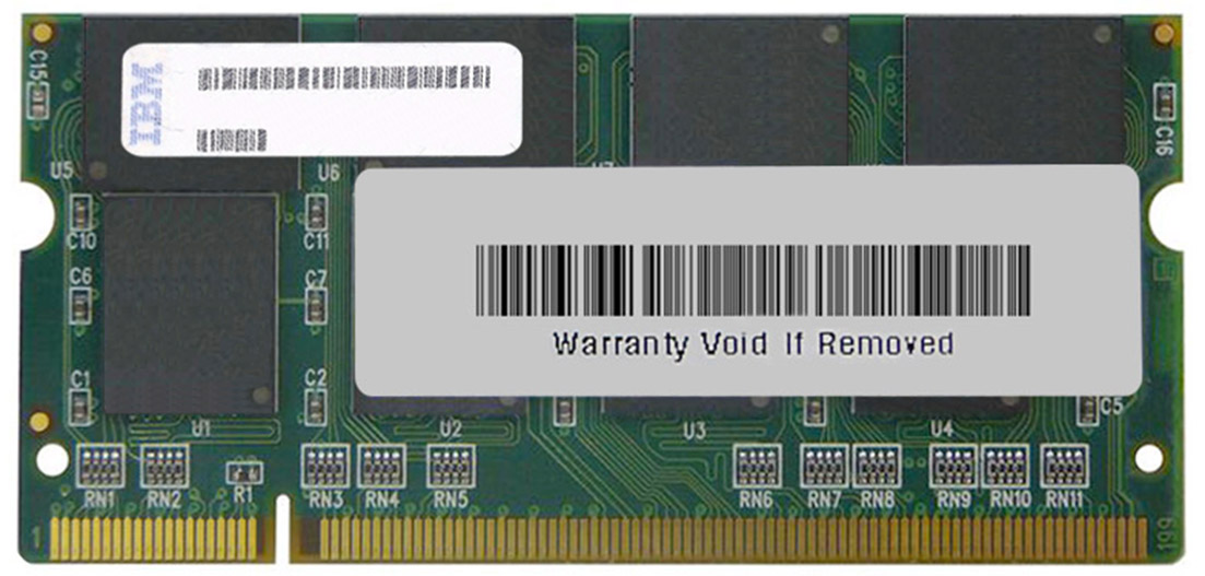 73P3854 IBM 1GB PC2-4200 DDR2-533MHz non-ECC Unbuffered CL4 200-Pin SoDimm Memory Module