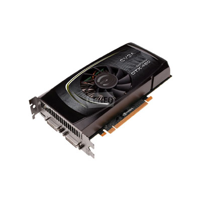 768-P3-1360-BE EVGA Nvidia GeForce GTX 460 768MB GDDR5 192-Bit Mini HDMI / Dual DVI PCI-Express 2.0 x16 Video Graphics Card