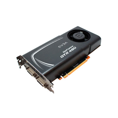 768-P3-1363-TR EVGA GeForce GTX 460 SuperClocked EE (External Exhaust) 768MB 192-Bit GDDR5 PCI Express 2.0 x16 Dual DVI/ mini-HDMI Video Graphics Card