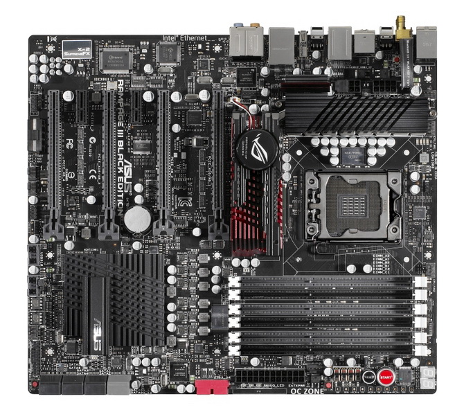 90-MIBEY0-G0AAY00Z ASUS Rampage III Extended-ATX CI7 LGA1366 X58 6DDR3 Motherboard (Refurbished)