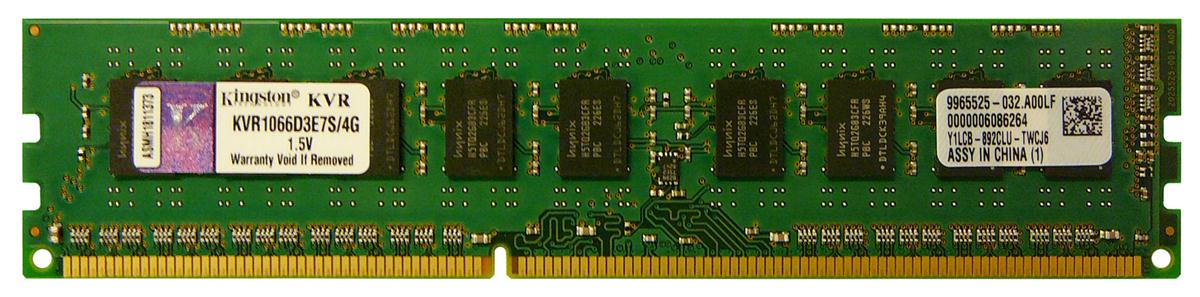 9965525-032.A00LF Kingston 4GB PC3-8500 DDR3-1066MHz ECC Unbuffered CL7 240-Pin DIMM Dual Rank Memory Module with Thermal Sensor