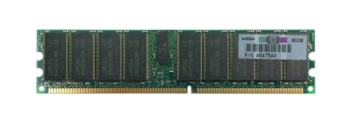 AB475AX HP 4GB PC2100 DDR-266MHz Registered ECC CL2.5 184-Pin DIMM 2.5V Memory Module for Integrity RX4640 Server