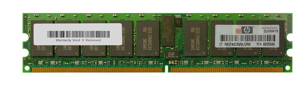 AB566-69001 HP 4GB PC2-4200 DDR2-533MHz ECC Registered CL4 240-Pin DIMM Single Rank Memory Module