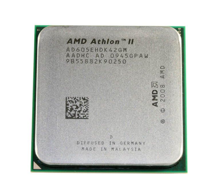 AD605EHDK42GM AMD Athlon II X4 605e Quad-Core 2.30GHz 2000MHz FSB HT 4 x 512KB L2 Cache Socket AM2+ Desktop Processor