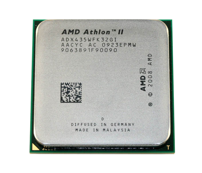 ADX435WFK32GI AMD Athlon II X3 Tri-core 435 2.9GHz Processor 2.9GHz 4000MHz HT 1.5MB L2 Socket AM3 PGA-941 Tray