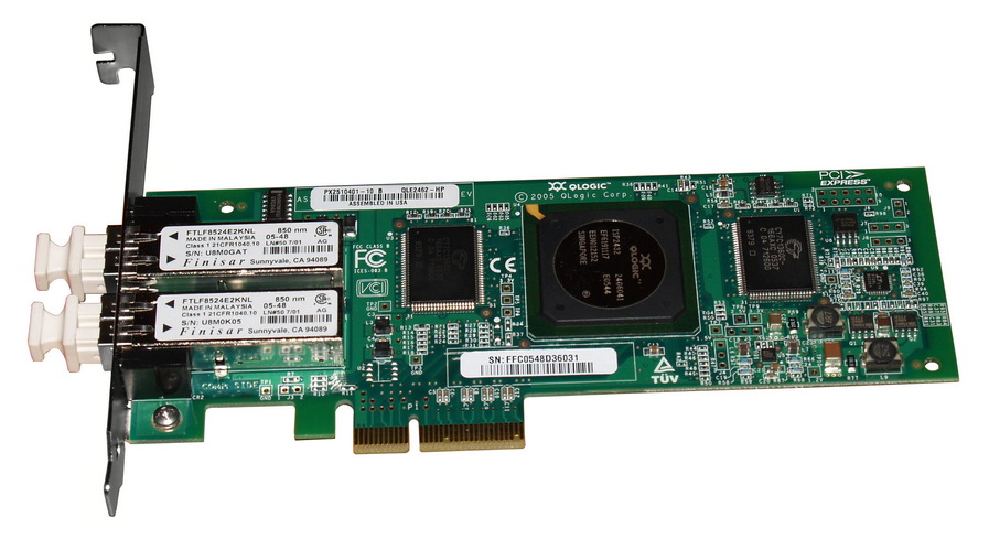 AE312-60001 HP Dual -Ports LC 4Gbps Fiber Channel PCI Express Host Bus Network Adapter