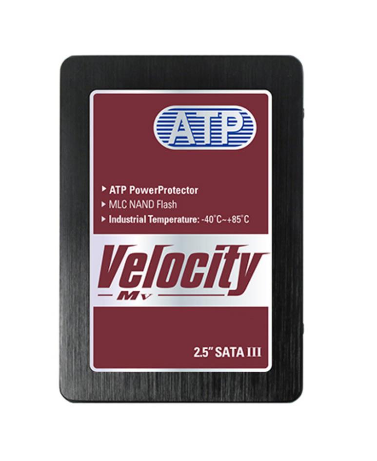 AF128GSMCJ-VAAIP ATP Velocity MV 128GB MLC SATA 6Gbps 2.5-inch Internal Solid State Drive (SSD) (Industrial Grade)