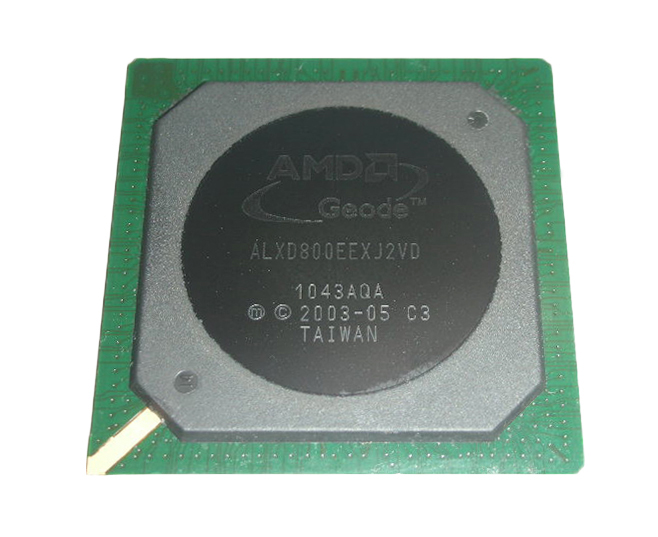 ALXD800EEXJ2VD AMD Geode LX 500MHz 128KB L2 Cache Socket BGA481 Processor