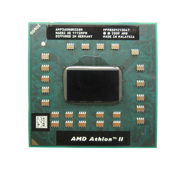 AMP360SGR22GM AMD Athlon II P360 2.3 GHz 35W Processor Socket S1 PGA-638 Dual-core (2 Core)