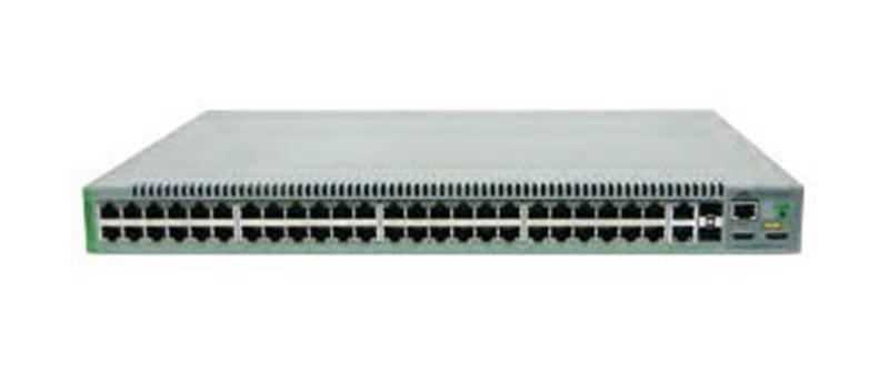 AT-8100S/48POE-10 Allied Telesis 48-Ports 10/100tx Stackable Power Over Ethernet Switch with 2 x10/ 100/ 1000T SFP Combo Ports (Refurbished)