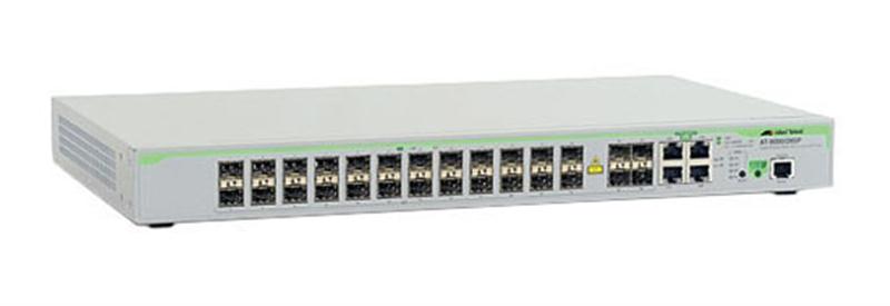AT-9000/28SP-10 Allied Telesis 24-Ports GigaBit Eco Ethernet 1U Switch 4x SFP (mini-GBIC) (Refurbished)