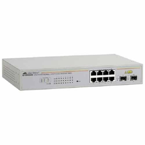 AT-GS950/8POE-10 Allied Telesis 8-Ports Gigabit Websmart PoE Switch with 2 SFP (Refurbished)