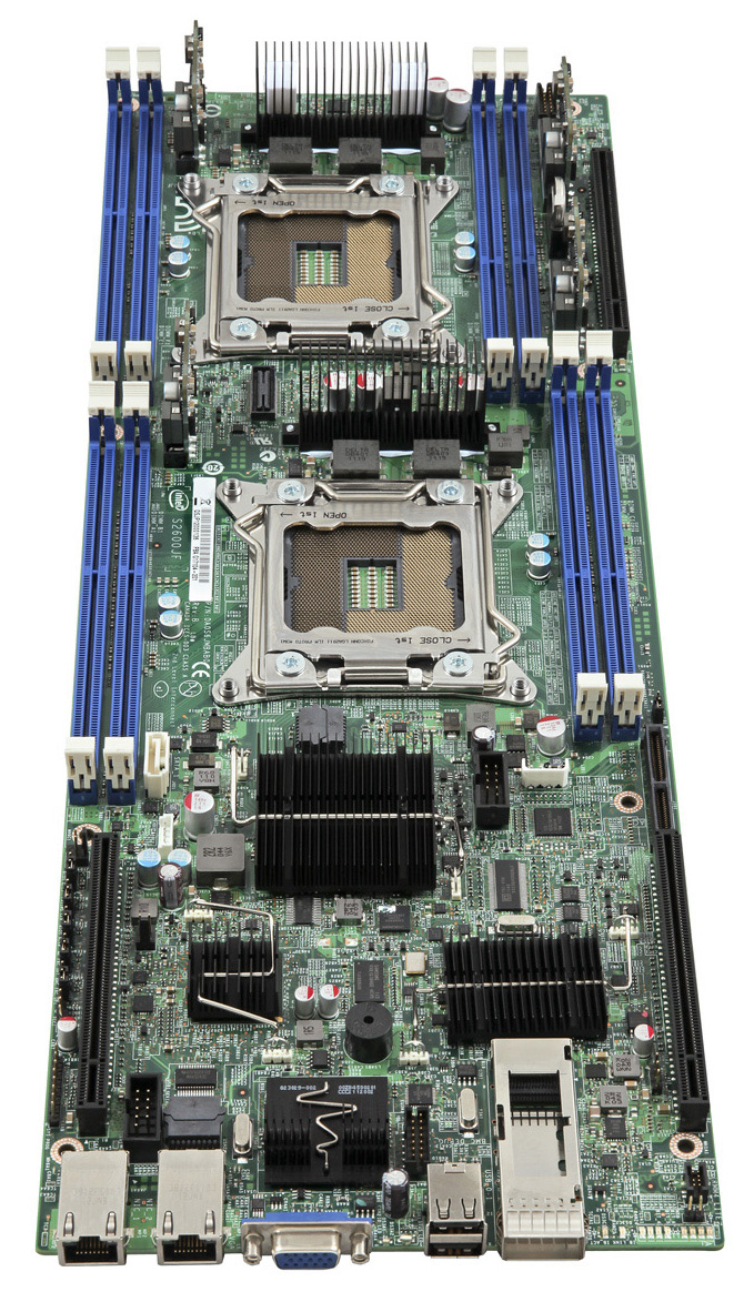 BBS2600JF Intel S2600JF Socket R Intel C602 Chipset Intel Xeon E5-2600 v2 Processors Support DDR3 8x DIMM 1x SATA 6.0Gb/s 6.42' x 17.7' Server Motherboard (Refurbished)