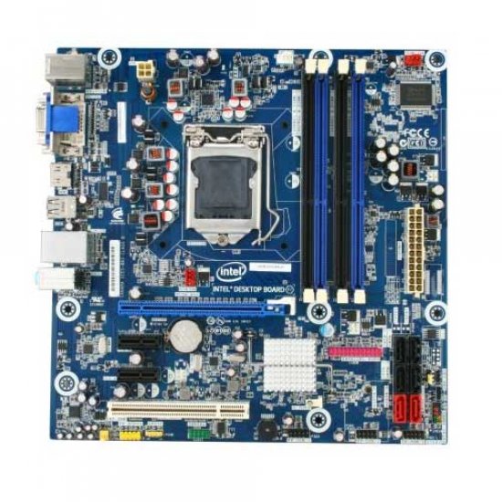 BOXDH55TC Intel Desktop Motherboard DH55TC iH55 Express Chipset Socket LGA1156 micro ATX 1 x Processor Support (Refurbished)