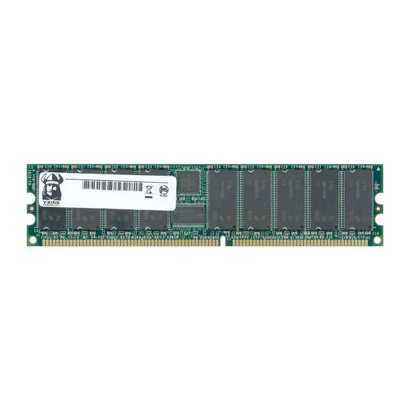 C7905 Viking 128MB PC2100 DDR-266MHz ECC Unbuffered CL2.5 184-Pin DIMM Memory Module