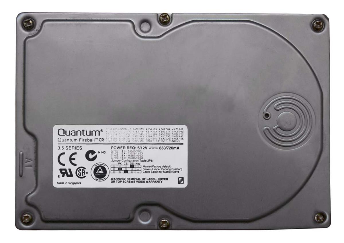 CR84A Quantum Fireball CR 8.4GB 5400RPM ATA-66 512KB Cache 3.5-inch Internal Hard Drive