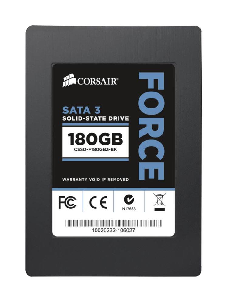 CSSD-F180GB3-BK Corsair Force 3 Series 180GB MLC SATA 6Gbps 2.5-inch Internal Solid State Drive (SSD)