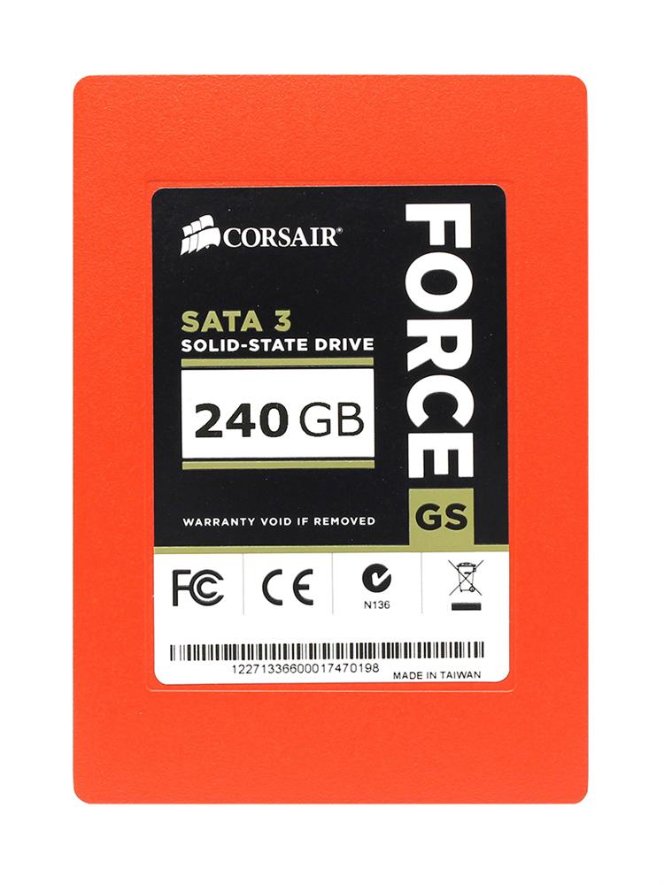 CSSD-F240GBGS/RF2 Corsair Force GS Series 240GB MLC SATA 6Gbps 2.5-inch Internal Solid State Drive (SSD)