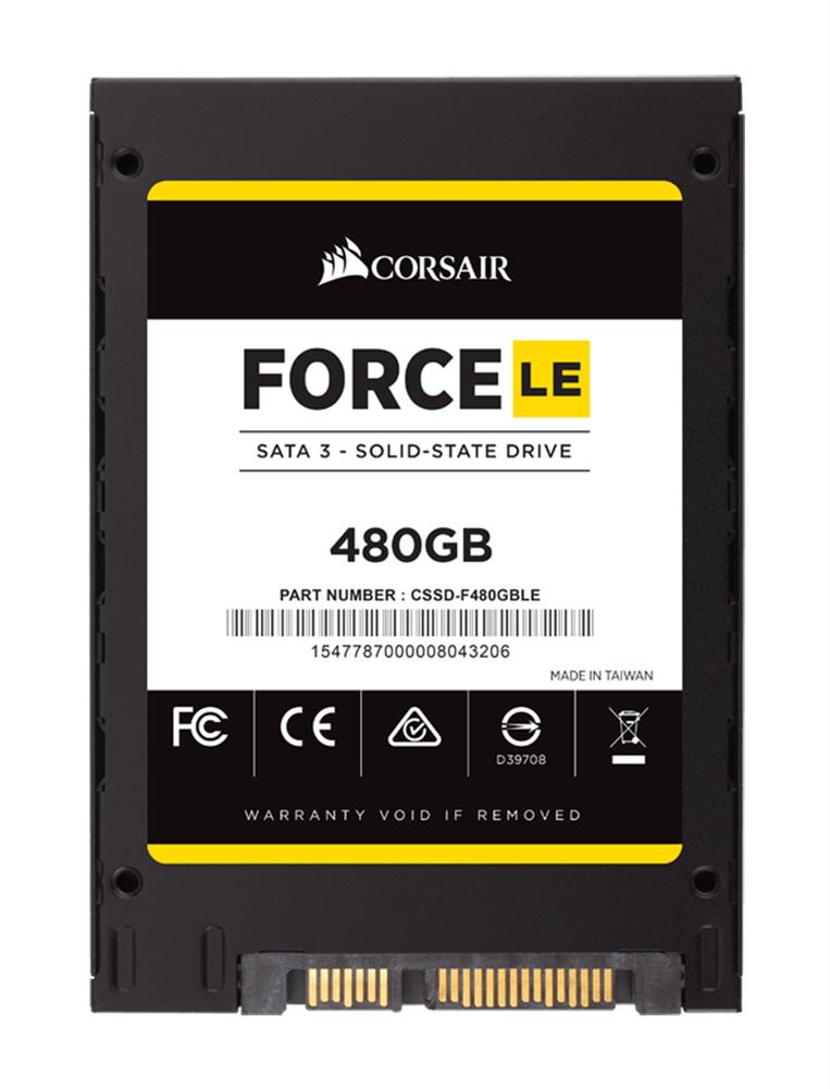 CSSD-F480GBLE Corsair Force LE Series 480GB TLC SATA 6Gbps 2.5-inch Internal Solid State Drive (SSD)