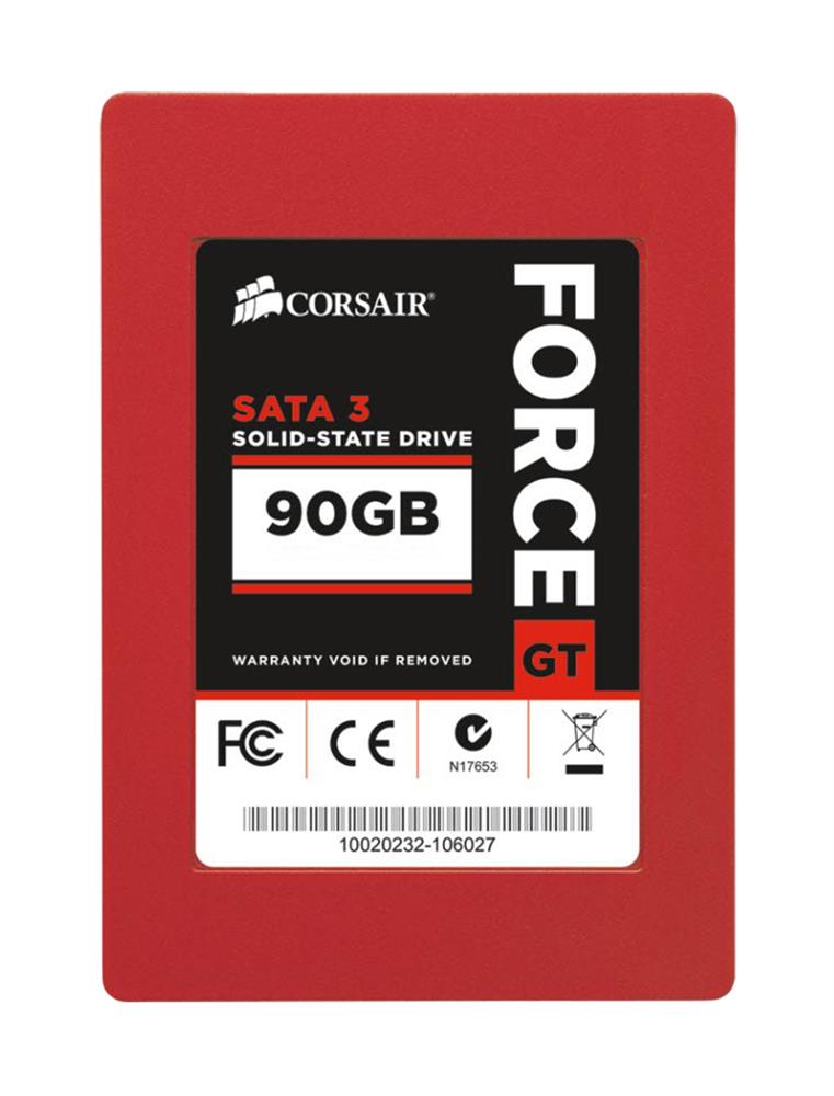 CSSD-F90GBGT/RF2 Corsair Force GT Series 90GB MLC SATA 6Gbps 2.5-inch Internal Solid State Drive (SSD)