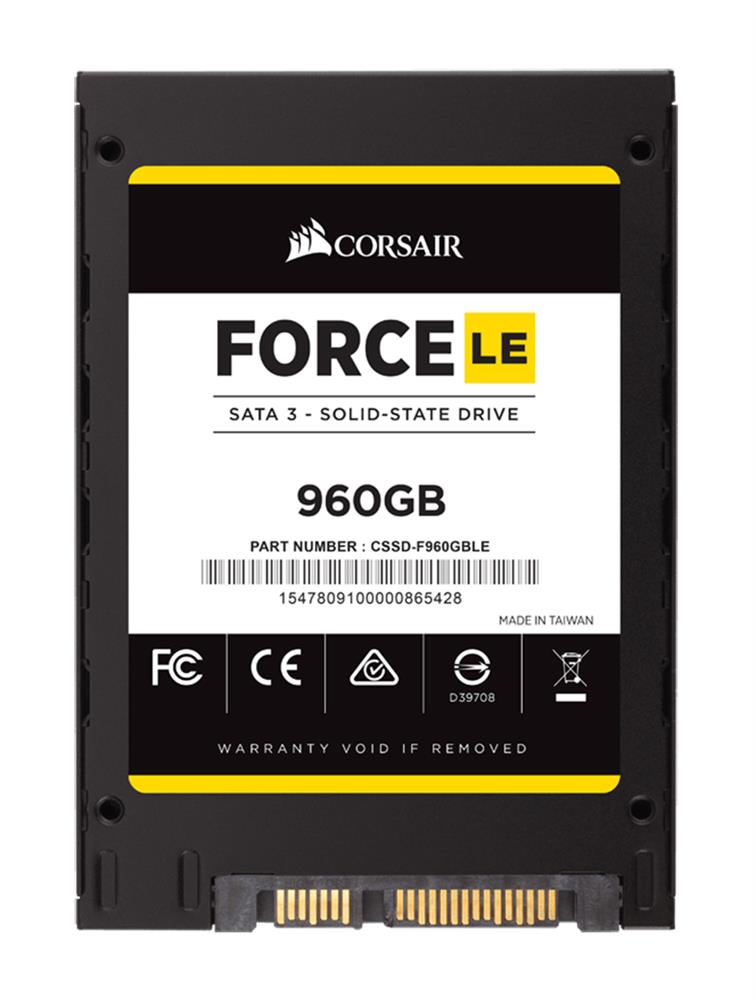 CSSD-F960GBLE Corsair Force LE Series 960GB TLC SATA 6Gbps 2.5-inch Internal Solid State Drive (SSD)