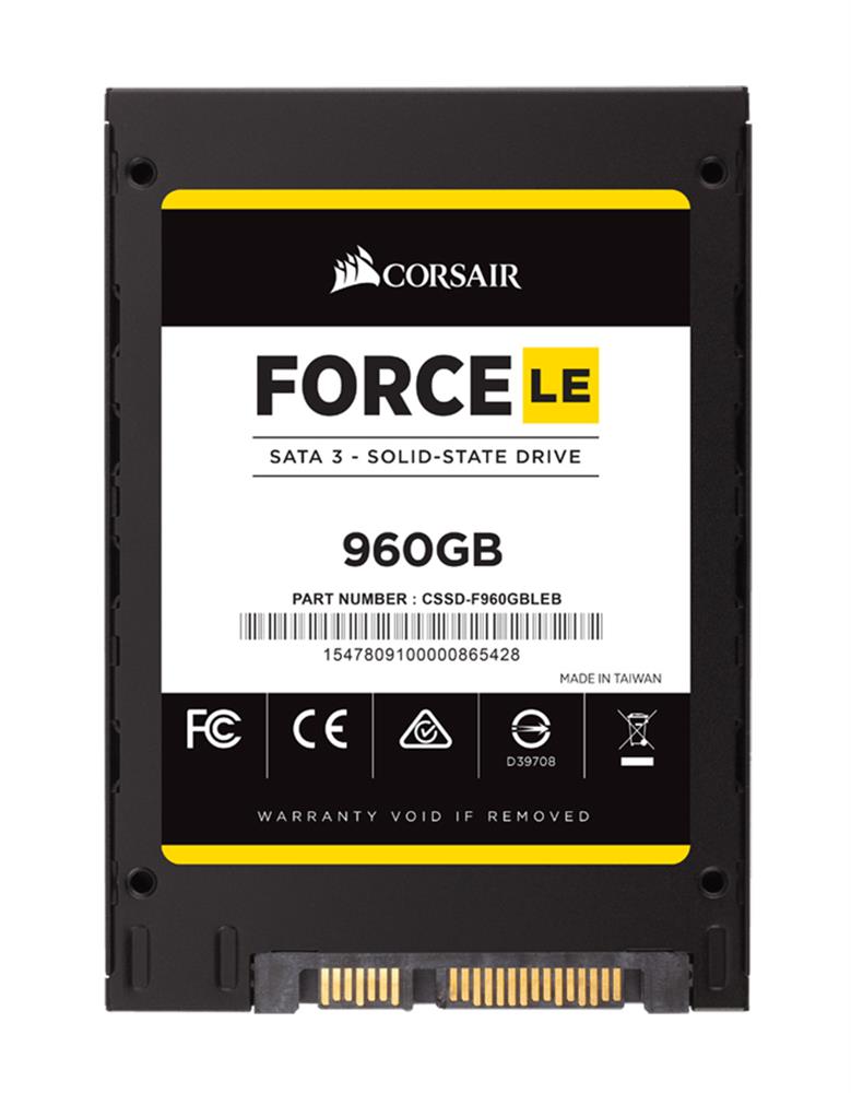 CSSD-F960GBLEB Corsair Force LE Series 960GB TLC SATA 6Gbps 2.5-inch Internal Solid State Drive (SSD)