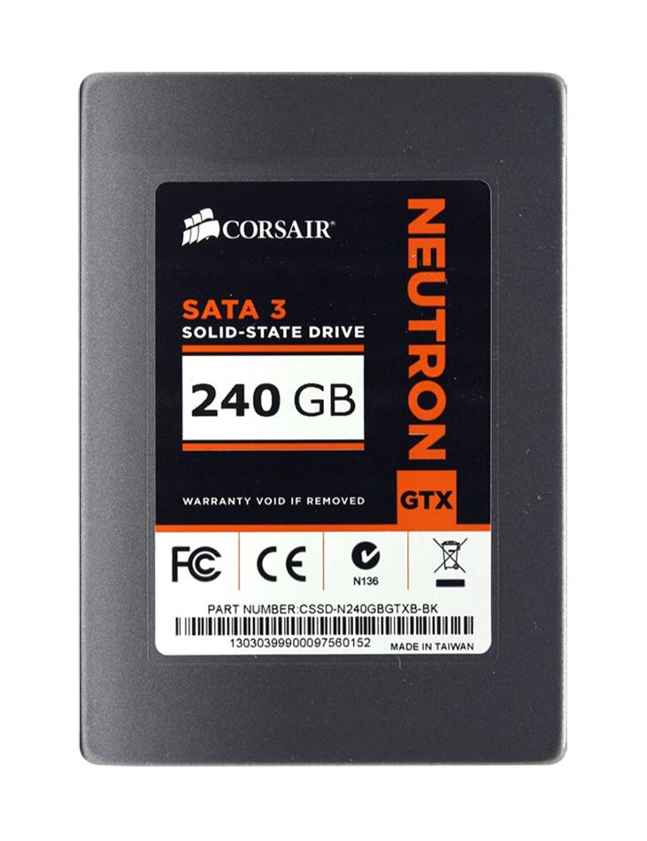 CSSD-N240GBGTXB-BK Corsair Neutron GTX Series 240GB MLC SATA 6Gbps 2.5-inch Internal Solid State Drive (SSD)