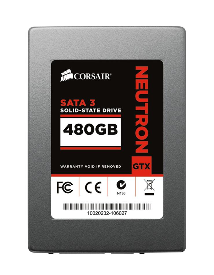 CSSDN480GBGTXB Corsair Neutron GTX Series 480GB MLC SATA 6Gbps 2.5-inch Internal Solid State Drive (SSD)