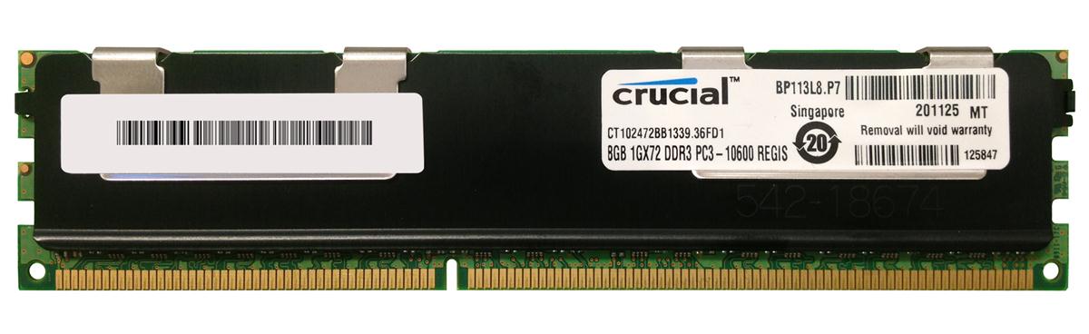 Crucial DDR3 16GB Kit (2x8GB) 1333 MHz PC3-10600 Desktop RAM – DIMM 240-Pin – Non-ECC – Lifetime Warranty