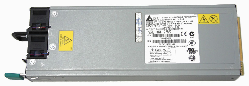 D20850-006 Intel 750-Watts Power Supply