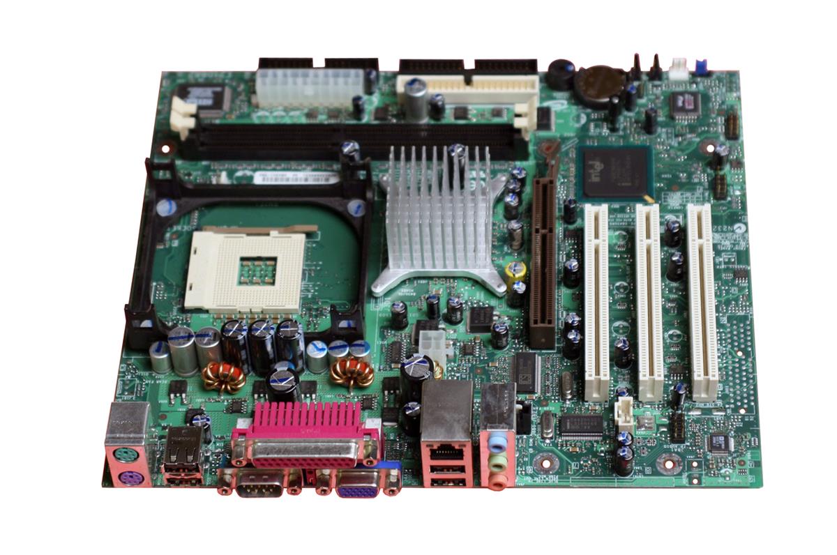 D845GRG IntelL Desktop Motherboard Socket PGA-478 533MHz FSB 845G Chipset 1 x Processor Support (Refurbished)