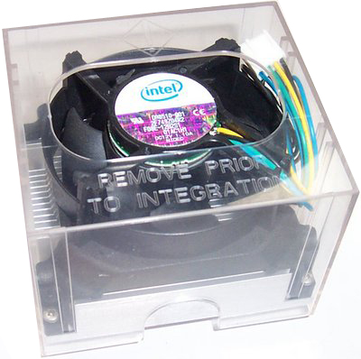 D98510-001 Intel LGA771-E Active/1U PASSIVE Combo Fan Heat Sink for Socket J LGA-771 Processor Socket