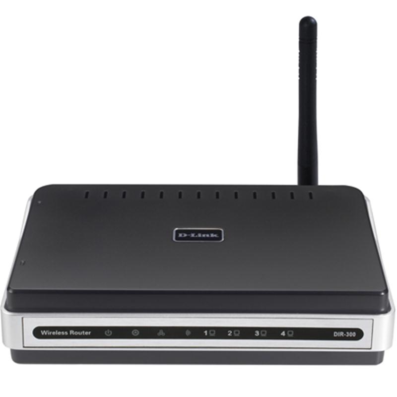 DIR-300/B D-Link Wireless G Router Dir-300 Wireless Router + 4-port Switch Ethernet Fast Ethernet 802.11b 802.11g External (Refurbished)