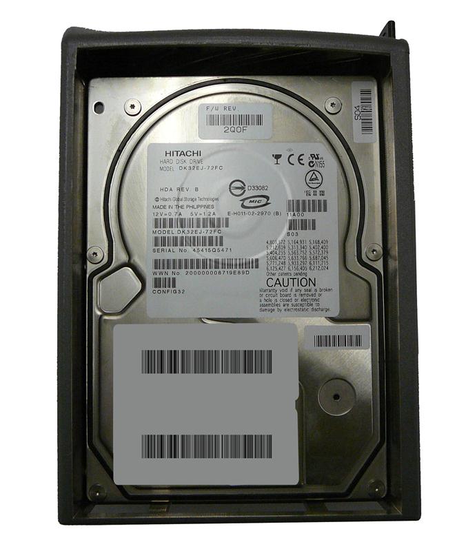 DK32EJ-72FC Hitachi Ultrastar DK32EJ 73.9GB 10000RPM Fibre Channel 2Gbps 4MB Cache 3.5-inch Internal Hard Drive