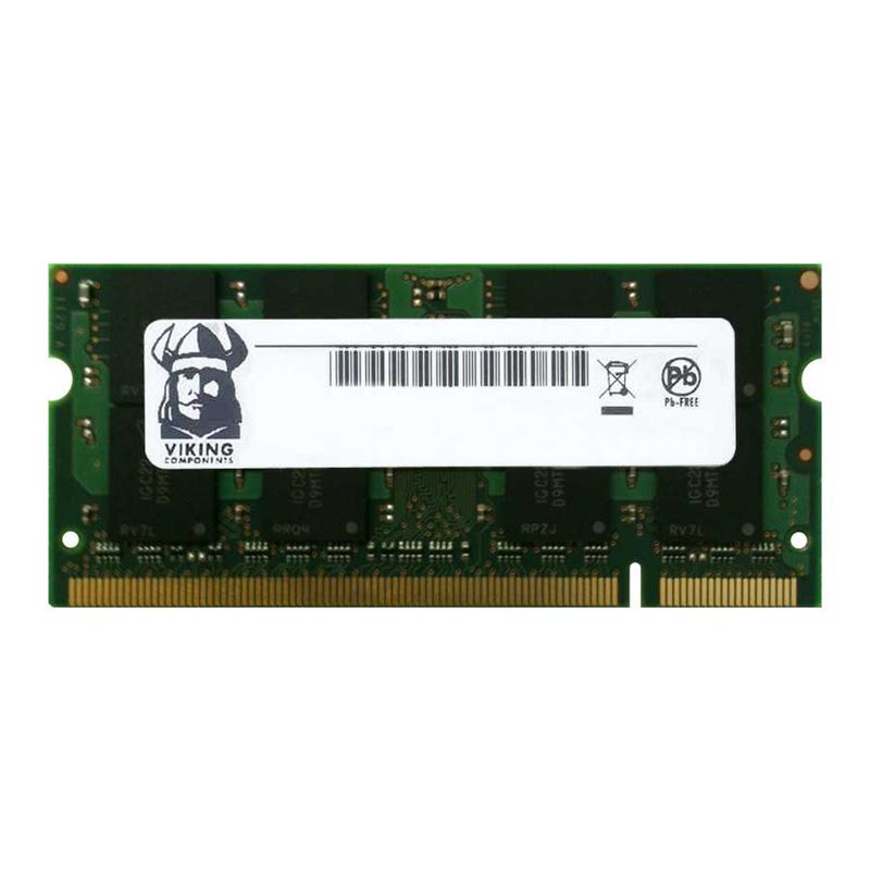 DL4200DDR2/512 Viking 512MB PC2-4200 DDR2-533MHz non-ECC Unbuffered CL4 200-Pin SoDimm Memory Module