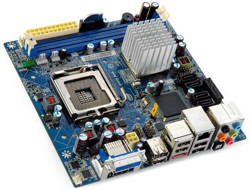 DQ45EK Intel Desktop Motherboard Socket T LGA775 1333MHz FSB mini ITX 1 x Processor Support (Refurbished)