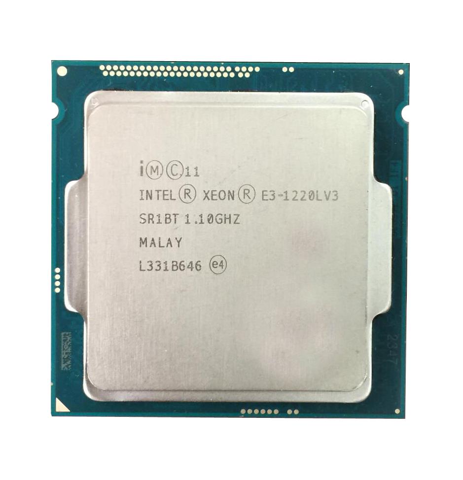 E3-1220LV3 Intel Xeon E3-1220L v3 Dual Core 1.10GHz 5.00GT/s DMI 4MB L3 Cache Socket FCLGA1150 Processor