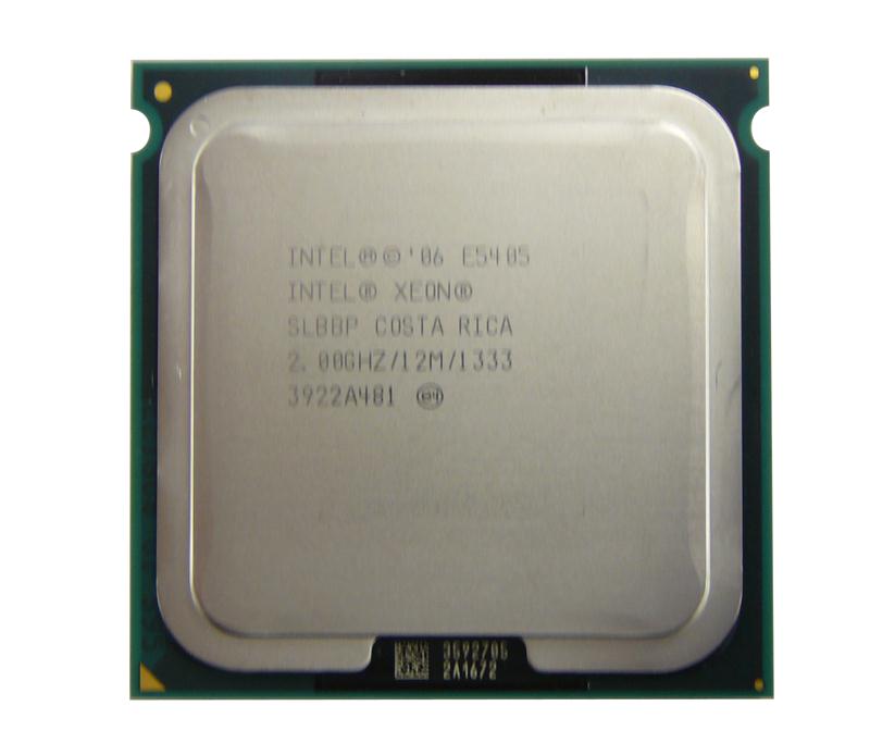 E5405 Intel Xeon Quad-Core 2.00GHz 1333MHz FSB 12MB L2 Cache Processor